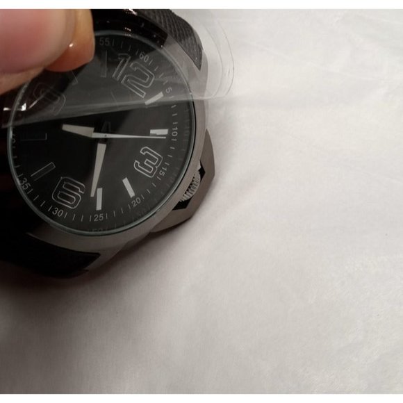 GANZ Men's Black Silicone Band Watch BRAND NEW (1a2) - Picture 2 of 8